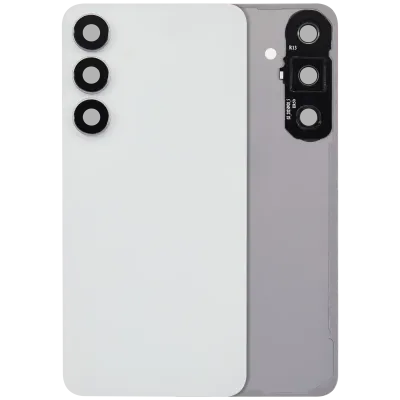 Задня кришка зі склом камери для Samsung Galaxy S25 FE (No Logo) (Aftermarket Plus) (білий)