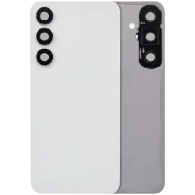 Задня кришка зі склом камери для Samsung Galaxy S25 FE (No Logo) (Aftermarket Plus) (білий)