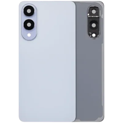 Задня кришка зі склом камери для Samsung Galaxy S25 Edge (No Logo) (Aftermarket Plus) (Titanium Icyblue)