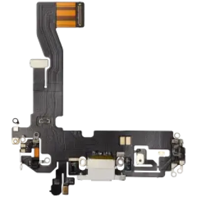 Шлейф зарядки для iPhone 12 (Aftermarket Plus) (білий)
