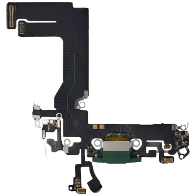 Charging Port Flex Cable For iPhone 13 Mini (Aftermarket Plus) (Green)