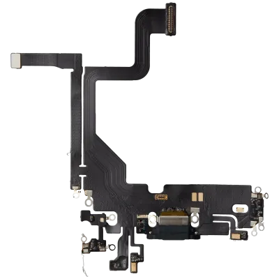 Charging Port Flex Cable For iPhone 13 Pro (Aftermarket Plus) (Alpine Green)