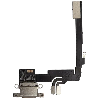 Charging Port Flex Cable For iPhone 16 Pro (Aftermarket Plus) (Natural Titanium)