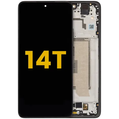 OLED Assembly With Frame For Xiaomi 14T (Refurbished) (Titan Black)