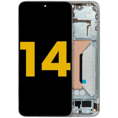 OLED Assembly With Frame For Xiaomi 14 (Refurbished) (Jade Green)