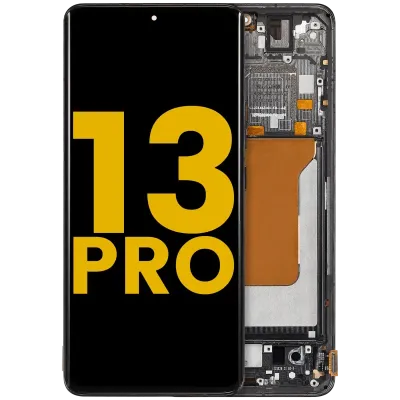 OLED Assembly With Frame For Xiaomi 13 Pro (Refurbished) (Black)