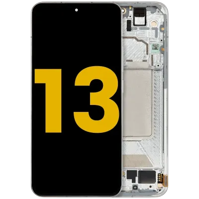 Дисплейний модуль (OLED) для Xiaomi 13 з рамкою (Refurbished) (Flora Green)