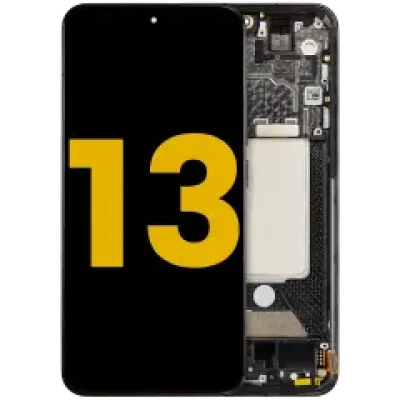 Дисплейний модуль (OLED) для Xiaomi 13 з рамкою (Refurbished) (чорний)