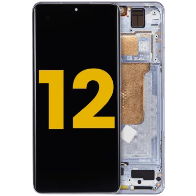 OLED Assembly With Frame For Xiaomi 12 / 12X / 12S (Refurbished) (Blue)