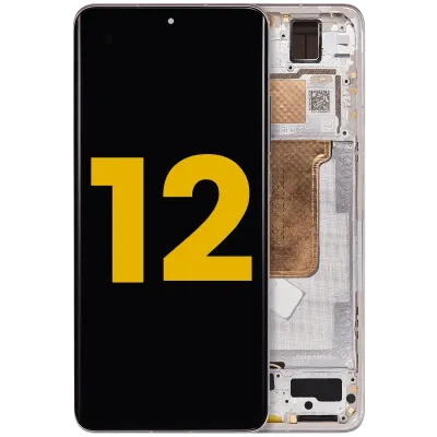OLED Assembly With Frame For Xiaomi 12 / 12X / 12S (Refurbished) (Purple)