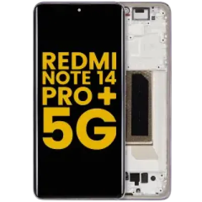 Дисплейний модуль (OLED) з рамкою для Xiaomi Redmi Note 14 Pro Plus 5G (Refurbished) (Lavender Purple)
