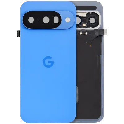 Back Cover Glass With Camera Lens For Google Pixel 10 (Used OEM Pull: Grade A) (Indigo)