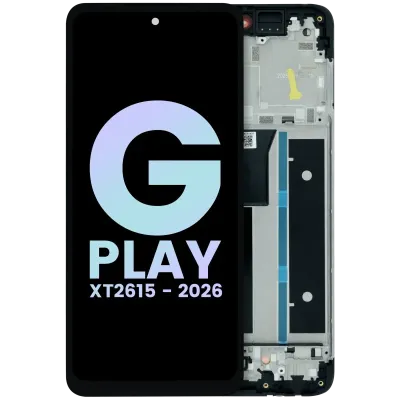 OLED Assembly With Frame For Motorola Moto G Play (XT2615 / 2026) (Genuine OEM)