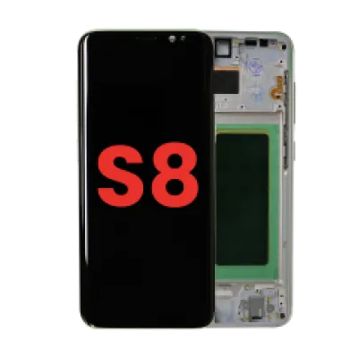 Дисплейний модуль (OLED) з рамкою для Samsung Galaxy S8 (Aftermarket Plus) (Maple Gold)