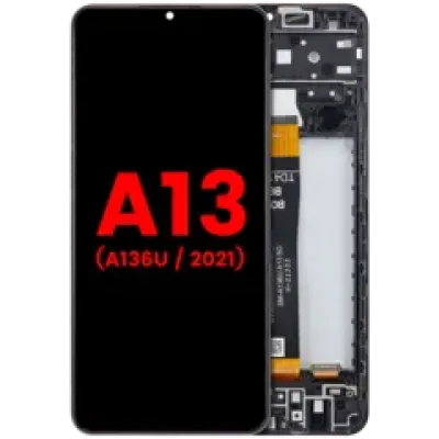 Дисплейний модуль (LCD) з рамкою для Samsung Galaxy A13 5G (A136U / 2021) (Aftermarket Plus) (Усі кольори)