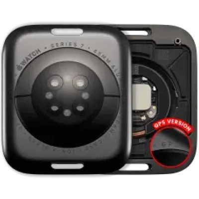 Задня кришка в зборі для Watch Series 7 (45mm) (GPS Version) (алюміній / Space Black)