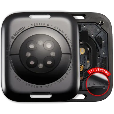 Back Cover Assembly For Watch Series 9 (41mm) (LET Version) (Aluminum / Space Black)