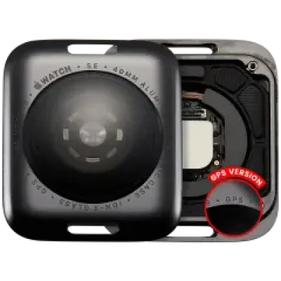 Задня кришка в зборі для Watch Series SE 1st (40MM) (GPS Version) (алюміній / Space Black)