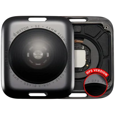 Back Cover Assembly For Watch Series SE 1st (44MM) (GPS Version) (Aluminum / Space Black)