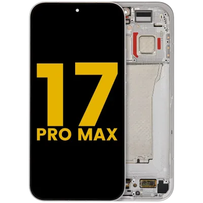 OLED Assembly With Frame For Xiaomi 17 Pro Max (Refurbished) (White)