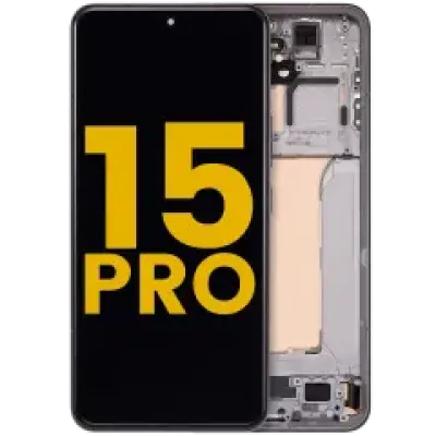 Дисплейний модуль (OLED) з рамкою для Xiaomi 15 Pro (Refurbished) (чорний)