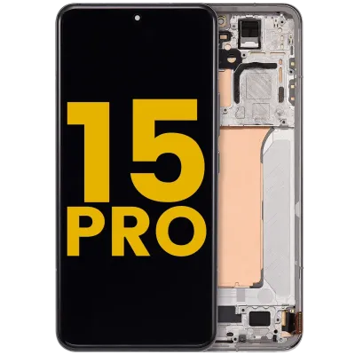 OLED Assembly With Frame For Xiaomi 15 Pro (Refurbished) (Silver)