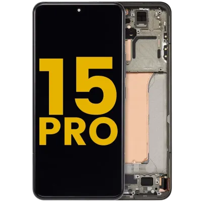 OLED Assembly With Frame For Xiaomi 15 Pro (Refurbished) (Green)