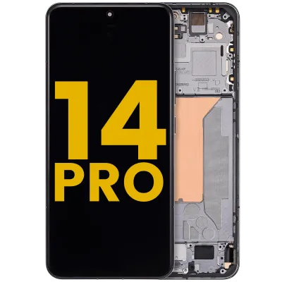 OLED Assembly With Frame For Xiaomi 14 Pro (Refurbished) (Black)