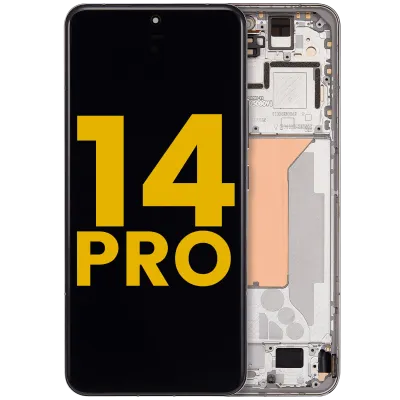 OLED Assembly With Frame For Xiaomi 14 Pro (Refurbished) (Silver)