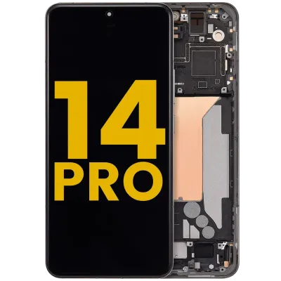 OLED Assembly With Frame For Xiaomi 14 Pro (Refurbished) (Titanium)