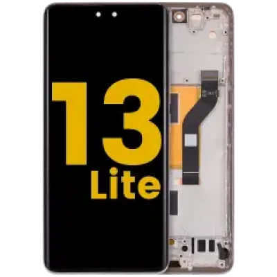 Дисплейний модуль (OLED) з рамкою для Xiaomi 13 Lite / Civi 2 (Refurbished) (Lite pink)