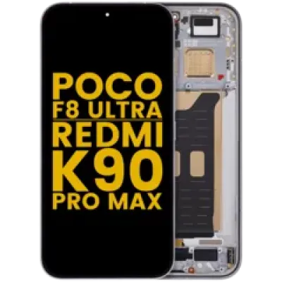 Дисплейний модуль (OLED) з рамкою для Xiaomi Poco F8 UItra / Redmi K90 Pro Max (Refurbished) (Denim Blue)