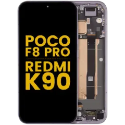 Дисплейний модуль (OLED) з рамкою для Poco F8 Pro / Redmi K90 (Refurbished) (фіолетовий)