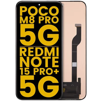 OLED Assembly Without Frame For Xiaomi Poco M8 Pro 5G / Redmi Note 15 Pro Plus 5G (Refurbished) (All Colors)