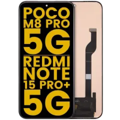 Дисплейний модуль (OLED) без рамки для Xiaomi Poco M8 Pro 5G / Redmi Note 15 Pro Plus 5G (Refurbished) (Усі кольори)