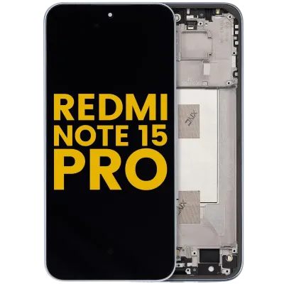 OLED Assembly With Frame For Xiaomi Redmi Note 15 Pro 5G (Refurbished) (Glacier Blue)