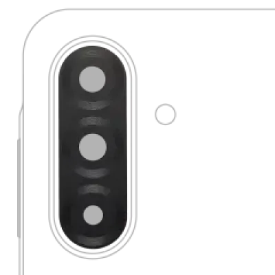 Скло основної камери з проклейкою для Samsung Galaxy A17 4G (A175 / 2025) / A17 5G (A176 / 2025) (комплект 2 шт) (Premium)