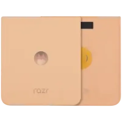 Задня кришка для Motorola Razr Plus / Razr 50 Ultra (XT2451 / 2024) / Razr Plus 2025 (XT2557 / 2025) (Premium) (Peach Fuzz)