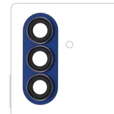 Скло основної камери з рамкою для Samsung Galaxy Z Fold 7 (Blue Shadow)