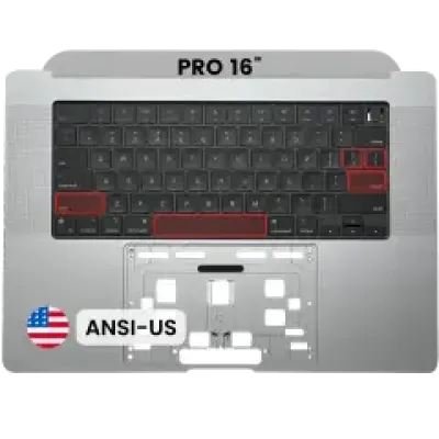 Топкейс з клавіатурою (ANSI US) для MacBook Pro 16" A2991 (2023) (Space Gray)