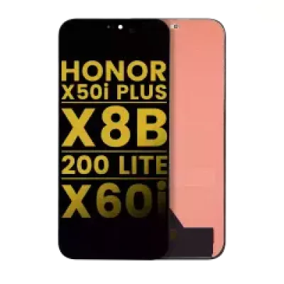 Дисплейний модуль (OLED) без рамки для Honor X50i Plus / X8B / X8C / 200 lite / PIay 8T Pro / PIay 9T Pro / X60i (Refurbished) (Усі кольори)
