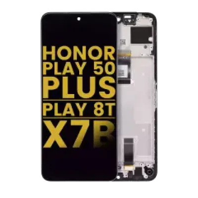 Дисплейний модуль (LCD) з рамкою для Honor Play 50 Plus / Play 8T / X7B / 90 Smart (Refurbished) (Усі кольори)