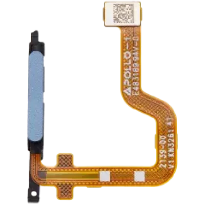 Датчик відбитків зі шлейфом для Motorola Moto G23 (XT2333 / 2023) (Genuine OEM) (Steel Blue)
