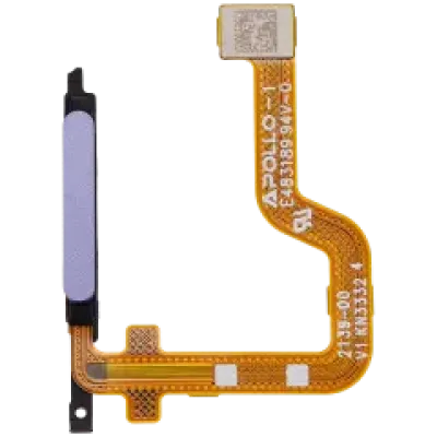 Датчик відбитків зі шлейфом для Motorola Moto G13 (XT2331 / 2023) (Genuine OEM) (Blue Lavender)