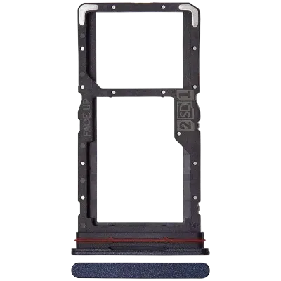 Лоток двох SIM-карт для Motorola Moto G84 (XT2347 / 2023) (Genuine OEM) (Midnight Blue)