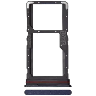 Лоток двох SIM-карт для Motorola Moto G84 (XT2347 / 2023) (Genuine OEM) (Midnight Blue)