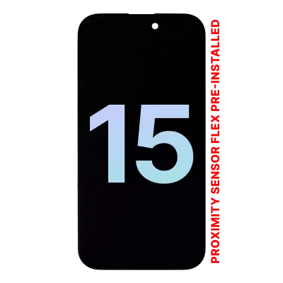 Дисплейний модуль (OLED) з тачскріном наближення для iPhone 15 (Service Pack)
