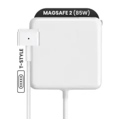 Мережевий адаптер MagSafe 2 85 Вт (T-подібний) з кабелем для MacBook (Bulk Packaging)
