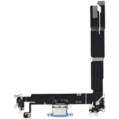 Шлейф зарядки для iPhone 16 Plus (Premium) (Ultramarine)