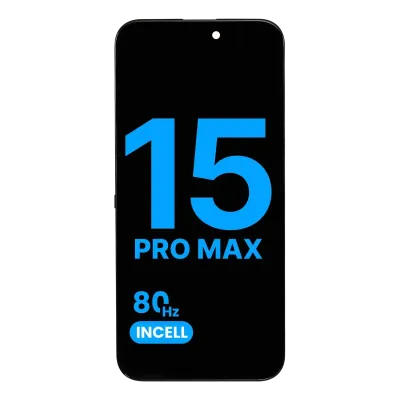 Дисплейний модуль (LCD) для iPhone 15 Pro Max (Aftermarket: AQ7 / Incell) (80HZ)